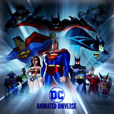 DCAU Batman/Superman Animated Series, Justice League, Batman Beyond DVD's -  