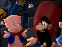 Porky Pig and the Ozark in 'Space Jam'
