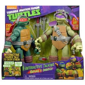 Teenage Mutant Ninja Turtles 11-inch interactive talking turtles  Donatello with Raphael