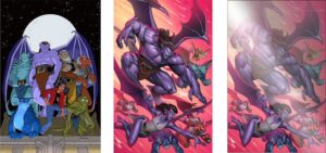 Covers to Dynamite Entertainment's Gargoyles comics