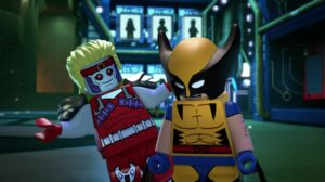 LEGO versions of Wolverine and Omega Red